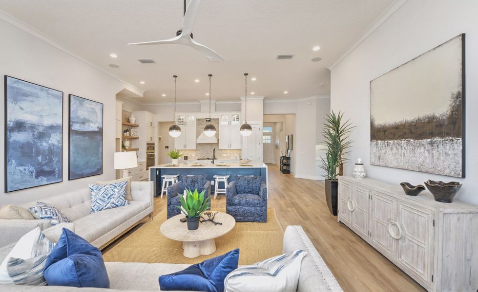 Furnished interior view inside a new home in Courtney Chase, St. Augustine (Image 10). Furnished interior view inside a new home in Courtney Chase, St. Augustine (Image 10).