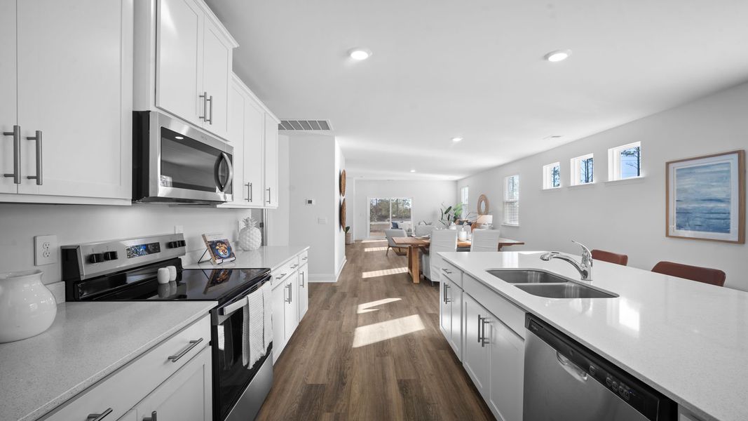 Furnished interior view inside a new home in The Lakes at North Glynn, Brunswick (Image 7).
