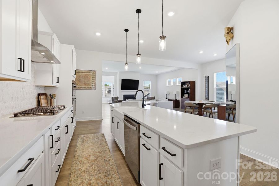 Furnished interior view inside a new home in Estates at Sugar Creek, Indian Land (Image 6).