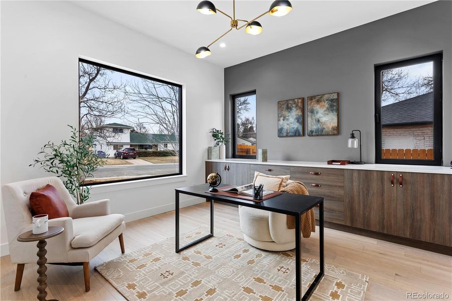Furnished interior view inside a new home in , Denver (Image 18).