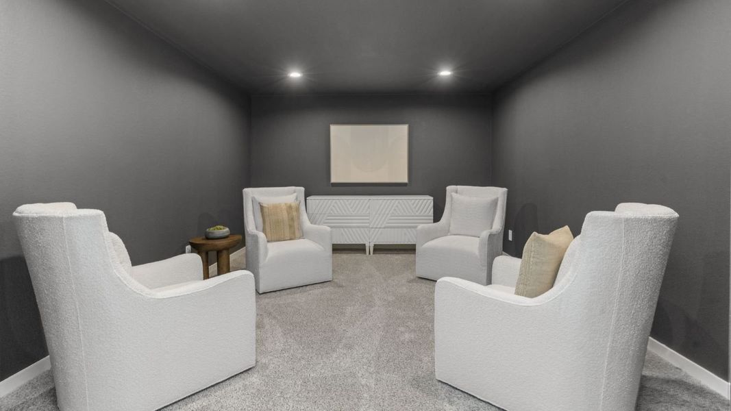 Furnished interior view inside a new home in Tamarron, Fulshear (Image 30).