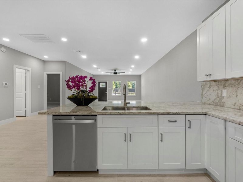 Furnished interior view inside a new home in , Houston (Image 10).