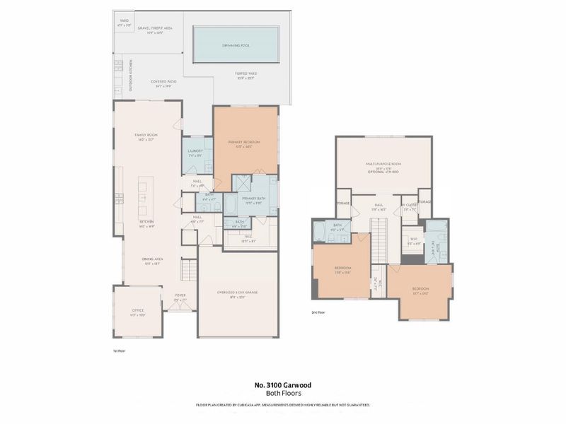 View of floor plan / room layout