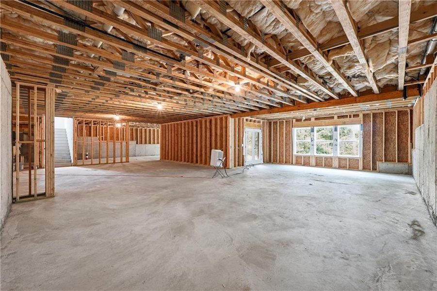 In-progress construction of a new home in , Cumming, GA (Image 66).