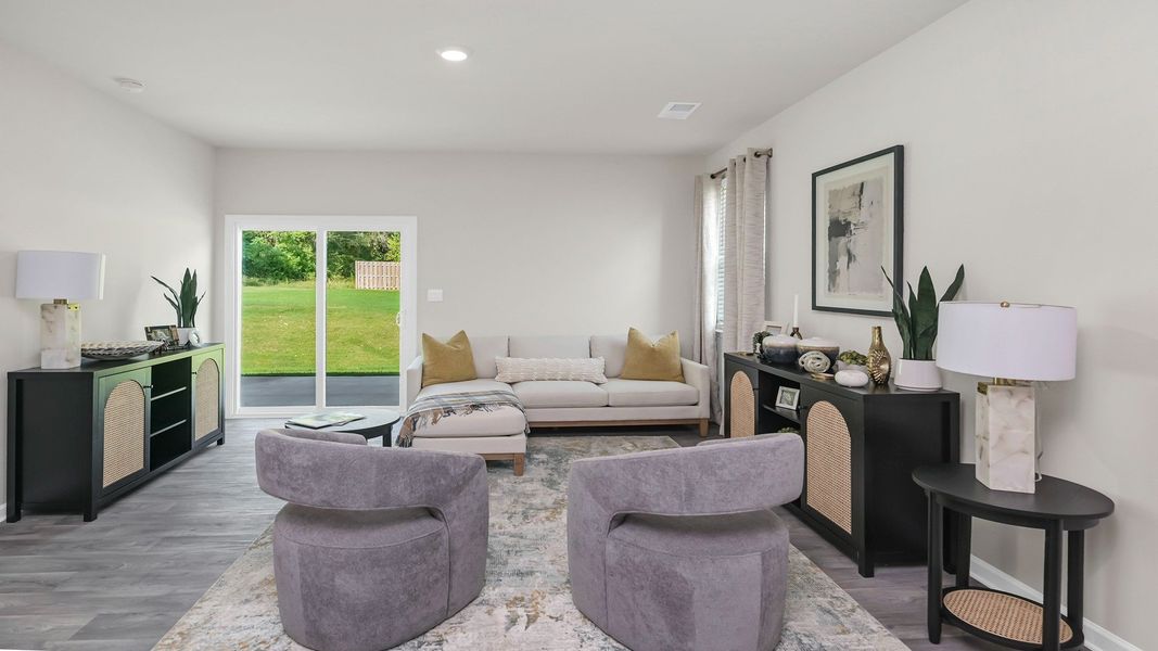 Furnished interior view inside a new home in Grand Oaks, Columbia (Image 12).