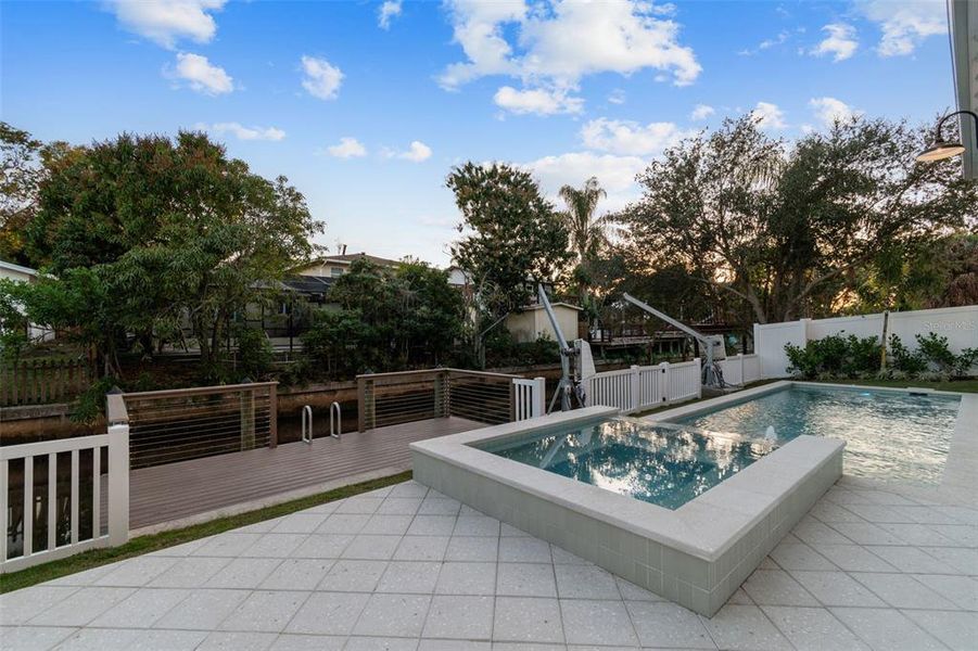 Exterior details and patio area of a home in , Tampa (Image 45).