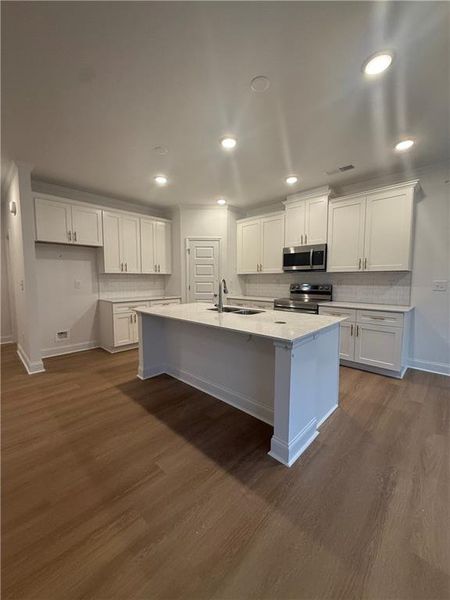 Furnished interior view inside a new home in Porter Reserve, Decatur (Image 3). Furnished interior view inside a new home in Porter Reserve, Decatur (Image 3).