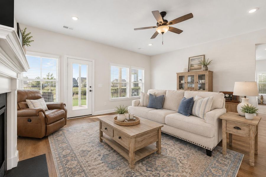 Furnished interior view inside a new home in Horizons at Summers Corner | 55+, Summerville (Image 5). Furnished interior view inside a new home in Horizons at Summers Corner | 55+, Summerville (Image 5).