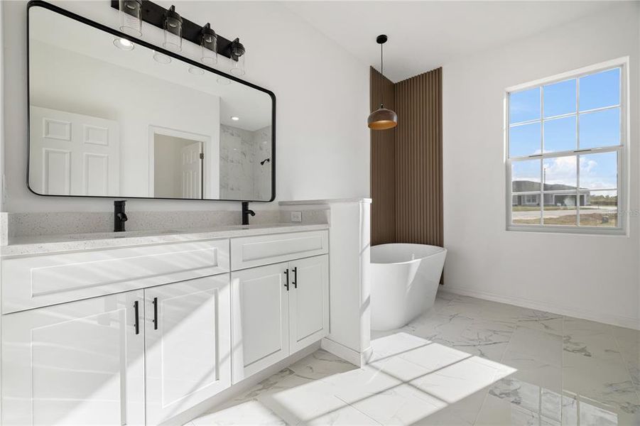 Furnished interior view inside a new home in , Poinciana (Image 10).