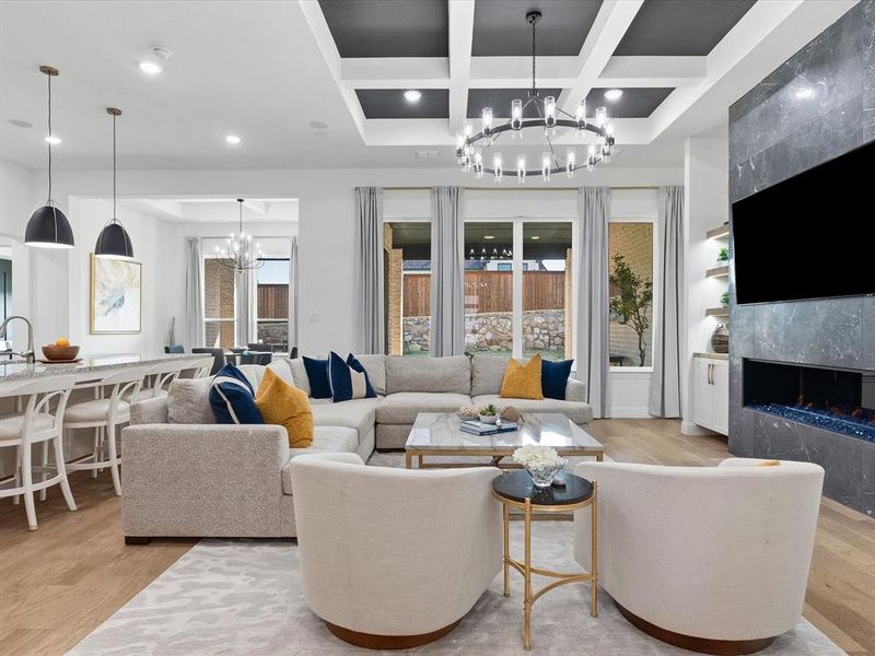 Furnished interior view inside a new home in , Celina (Image 24).