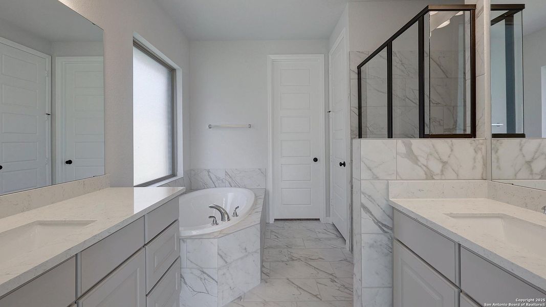 Furnished interior view inside a new home in Arcadia Ridge 50', San Antonio (Image 6).