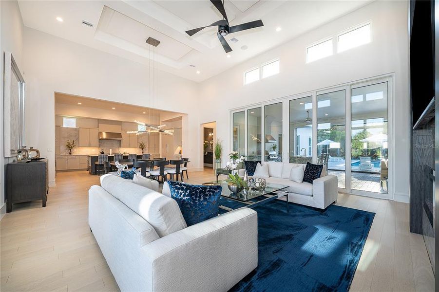 Furnished interior view inside a new home in , Montverde (Image 5). Furnished interior view inside a new home in , Montverde (Image 5).