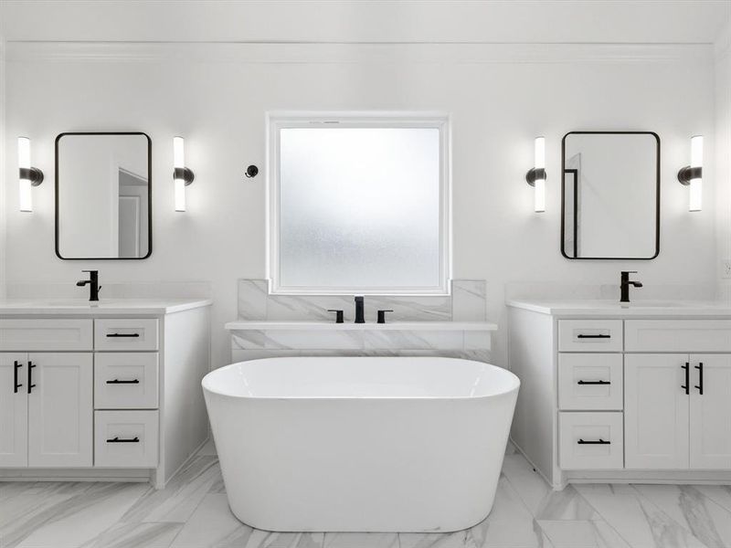 Furnished interior view inside a new home in , Weatherford (Image 12).