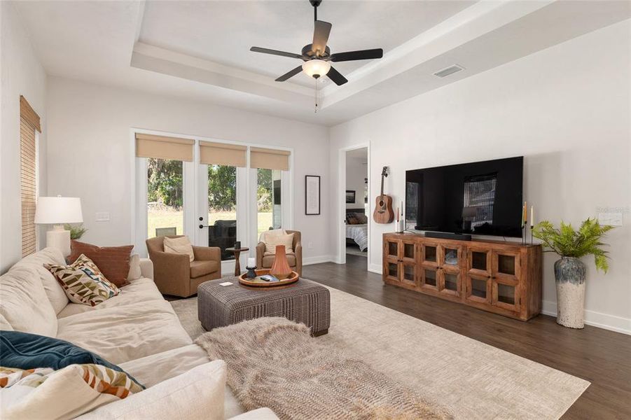 Furnished interior view inside a new home in Fairway Pointe at West End, Newberry (Image 49).