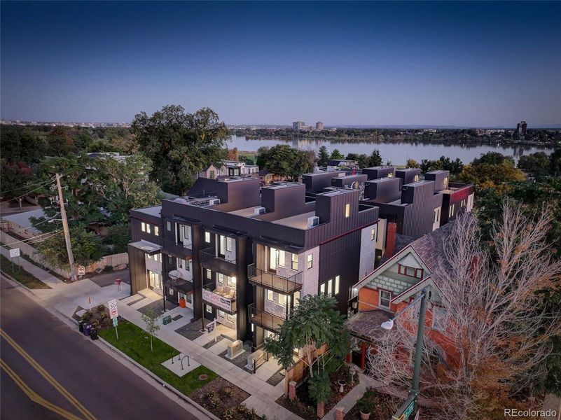 Aerial View of Sloan's Lake