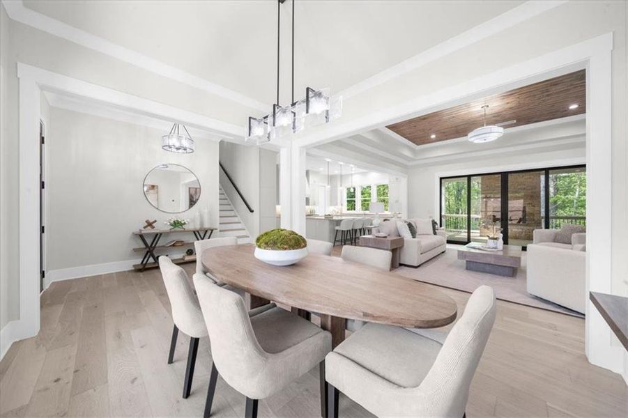 Furnished interior view inside a new home in , Gainesville (Image 43).