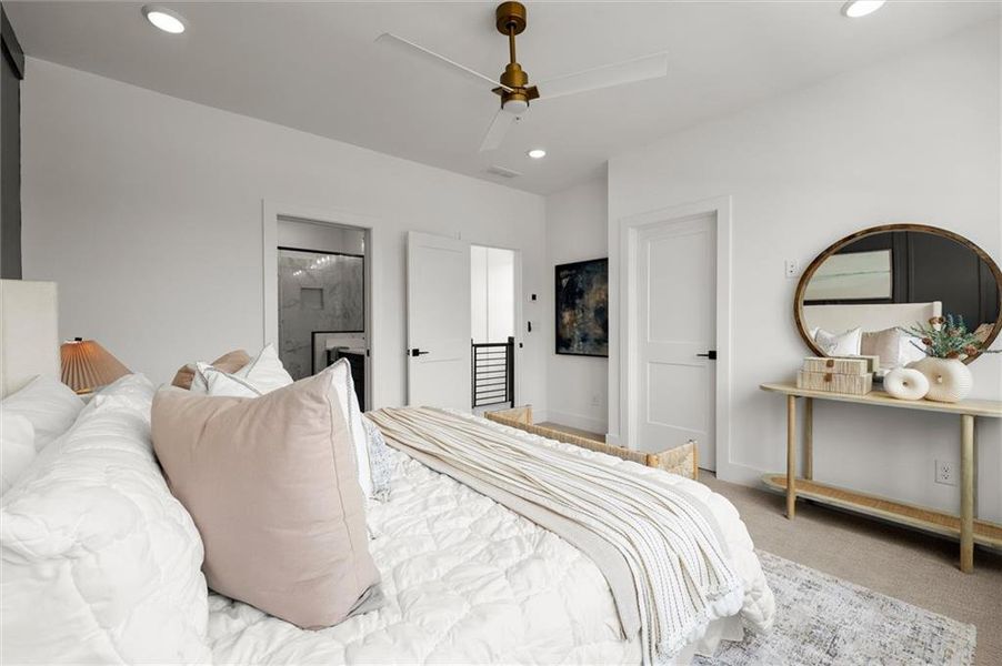 Furnished interior view inside a new home in The Gathering – Alpharetta, Alpharetta (Image 10).