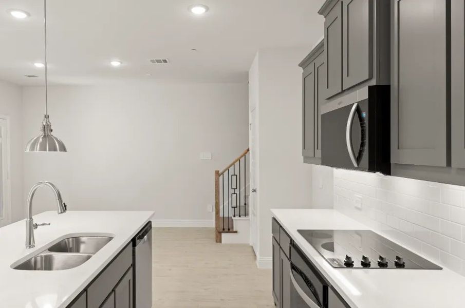 Front exterior of a new home in Sereno Oaks at Buckner Terrace, Dallas, TX, highlighting curb appeal (Image 11).