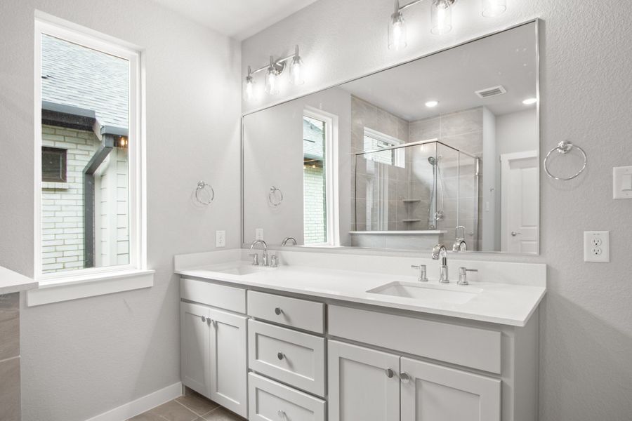 Furnished interior view inside a new home in Willow Grove Single-Family Homes, Melissa (Image 14). Furnished interior view inside a new home in Willow Grove Single-Family Homes, Melissa (Image 14).