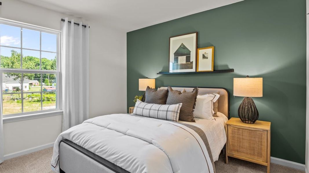 Representative furnished interior of a home built from the BELHAVEN by D.R. Horton in Cross Creek, Spring Lake (Image 9).