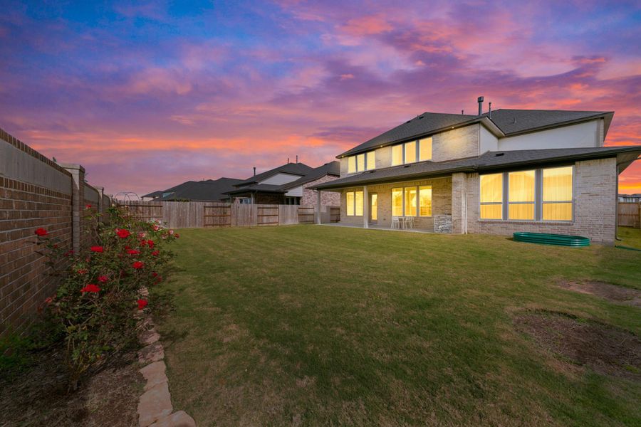 Exterior details and patio area of a home in Trillium, Richmond (Image 4).
