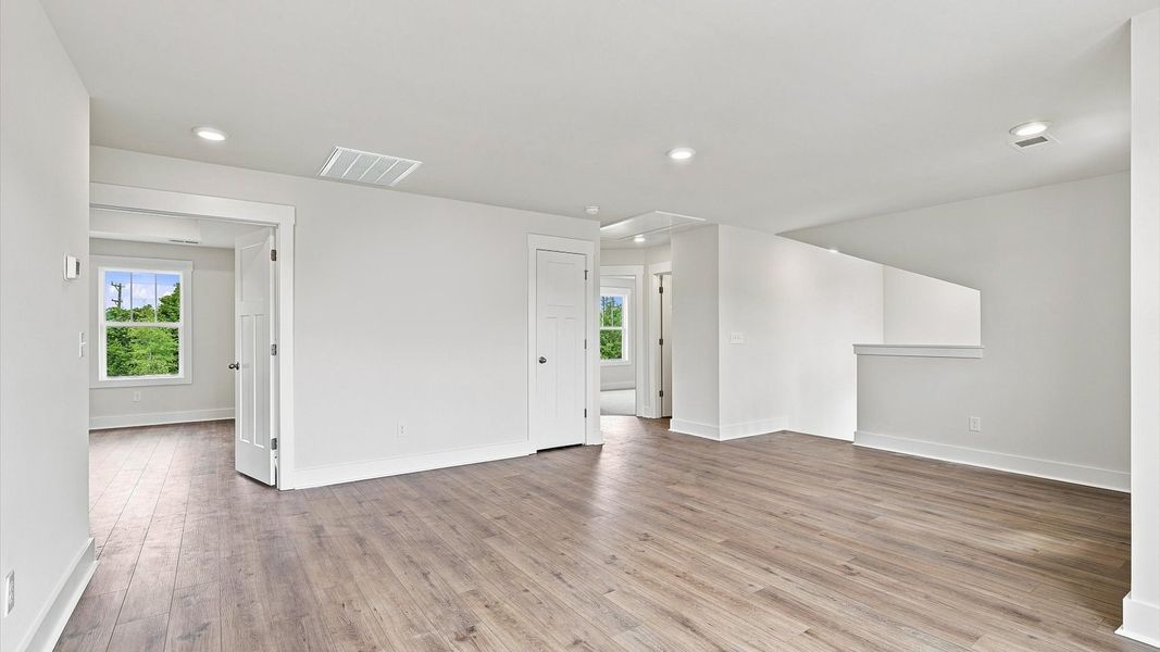 Spacious loft with beautiful hardwood floors and flexible space to fit your lifestyle