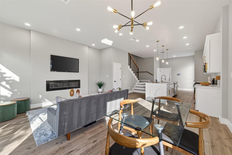 Furnished interior view inside a new home in , Houston (Image 15).