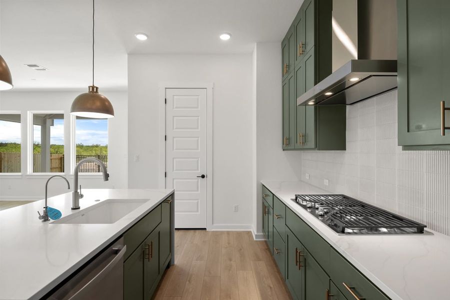 Furnished interior view inside a new home in Lagos Reserve, Manor (Image 5).