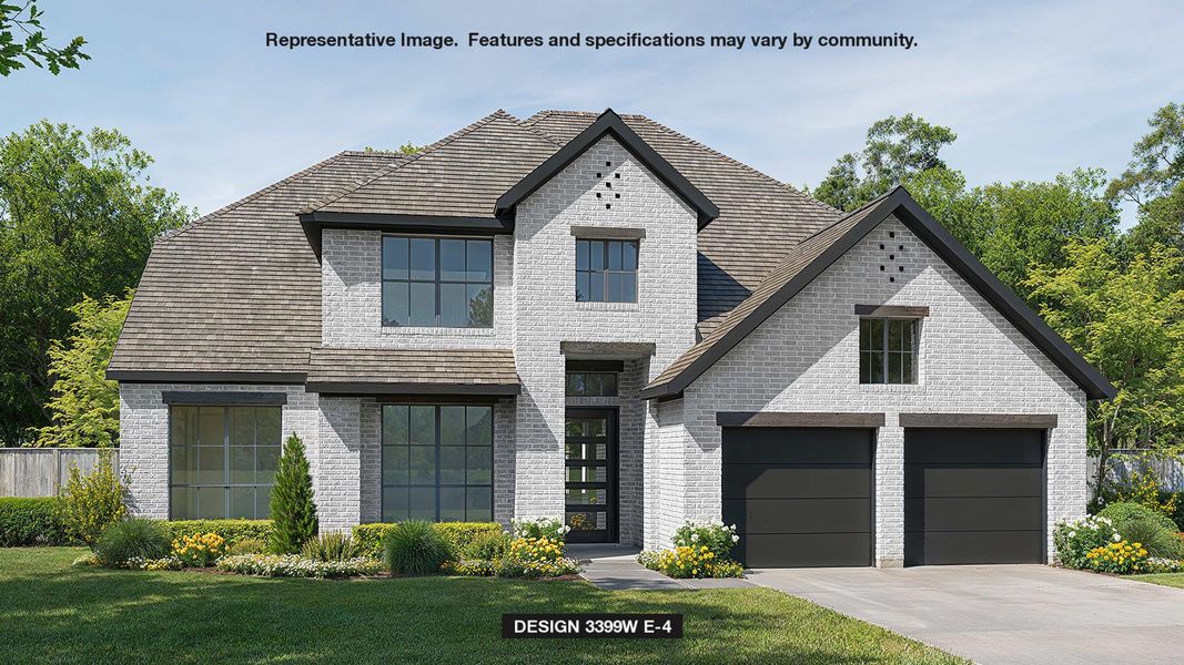 View of front of house with brick siding, a garage, and concrete driveway View of front of house with brick siding, a garage, and concrete driveway