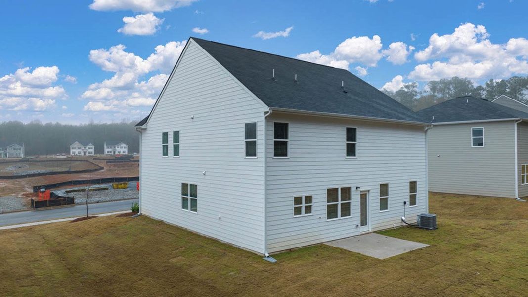 Representative exterior details of a home built from the Packard by D.R. Horton in Evergreen Crossing, Locust Grove (Image 3).