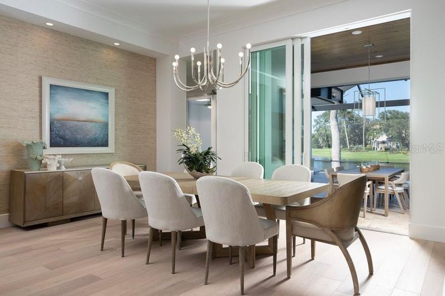 Furnished interior view inside a new home in , Orlando (Image 17).