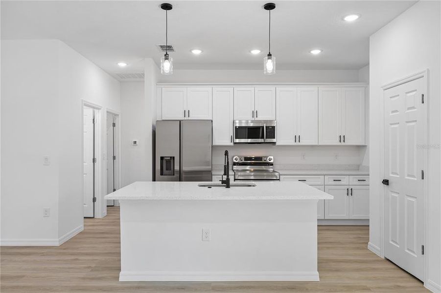 Furnished interior view inside a new home in , Citrus Springs (Image 7). Furnished interior view inside a new home in , Citrus Springs (Image 7).
