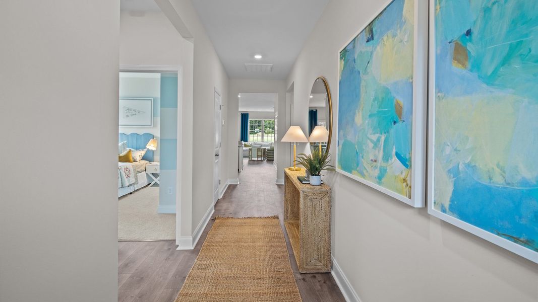 Furnished interior view inside a new home in Tyler - Home on the Lake, New Bern (Image 5).
