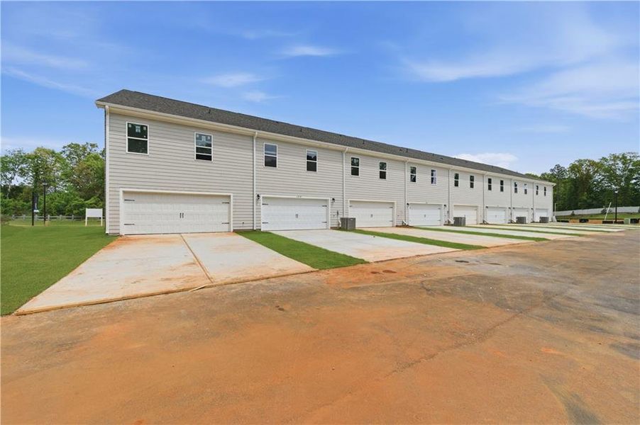 Exterior details and patio area of a home in Avery Landing, McDonough (Image 20).