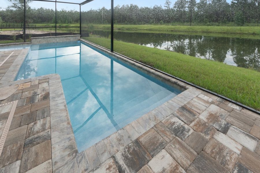 Representative exterior details of a home built from the Boca by Riverside Homes in Mariposa at EverRange, Jacksonville (Image 24).