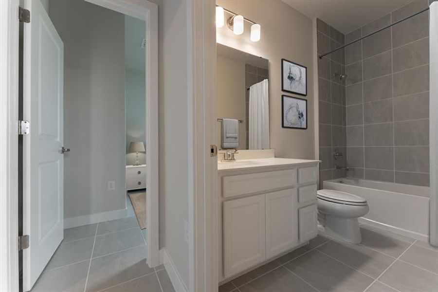 Representative furnished interior of a home built from the Harrison by Ryan Homes in The Palms at Venetian Bay, New Smyrna Beach (Image 17).