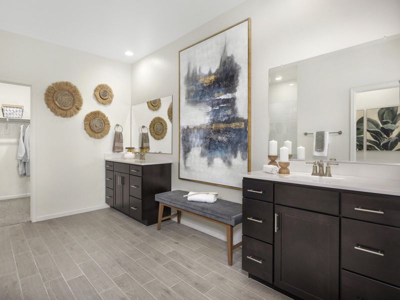 Furnished interior view inside a new home in Summit at Rocking K, Tucson (Image 6).