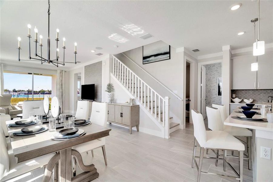 Furnished interior view inside a new home in , Wesley Chapel (Image 13).