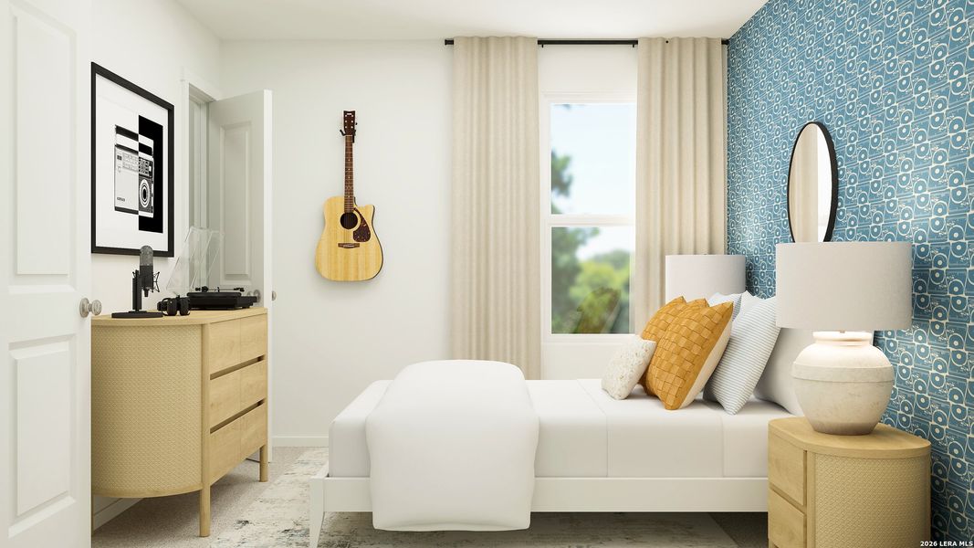 Furnished interior view inside a new home in Brookmill, San Antonio (Image 21).