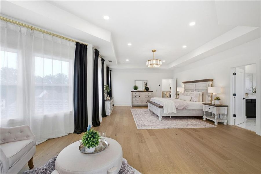 Furnished interior view inside a new home in , Alpharetta (Image 10).