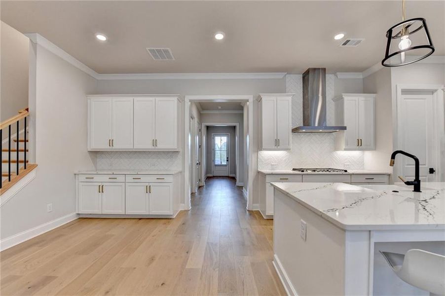 Furnished interior view inside a new home in Ellington Townhomes, Suwanee (Image 47).