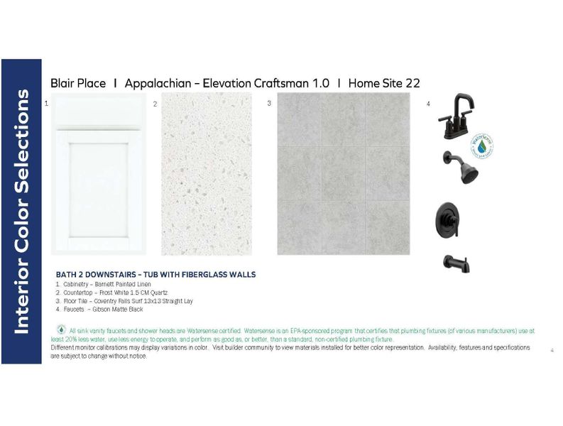 Sample of building materials used in homes in Blair Place, Monroe (Image 11).