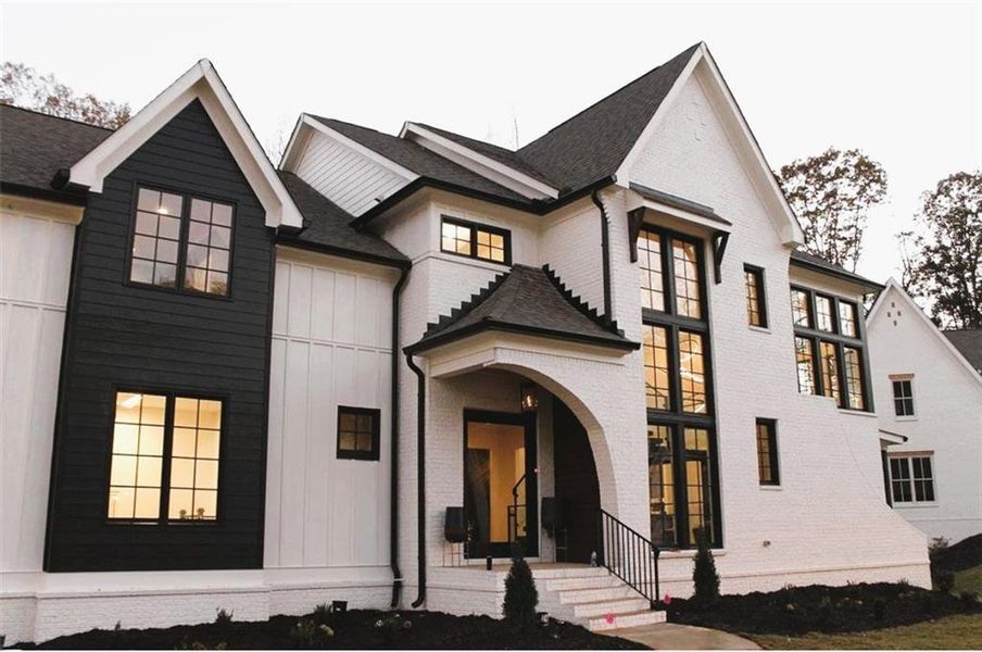 Front exterior of a new home in , Smyrna, GA, highlighting curb appeal (Image 16).