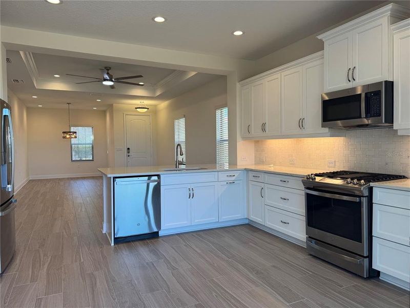 Furnished interior view inside a new home in , Nokomis (Image 10).