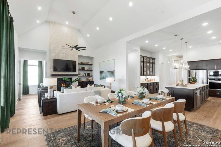 Furnished interior view inside a new home in Mont Blanc, Schertz (Image 18).