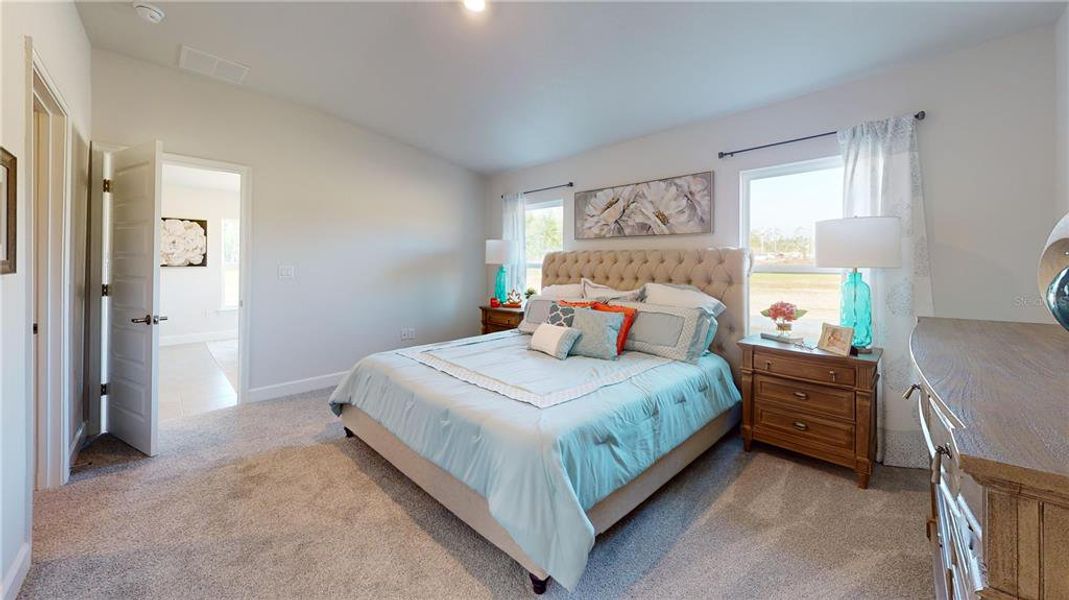 Furnished interior view inside a new home in Rolling Hills, Bell (Image 10).