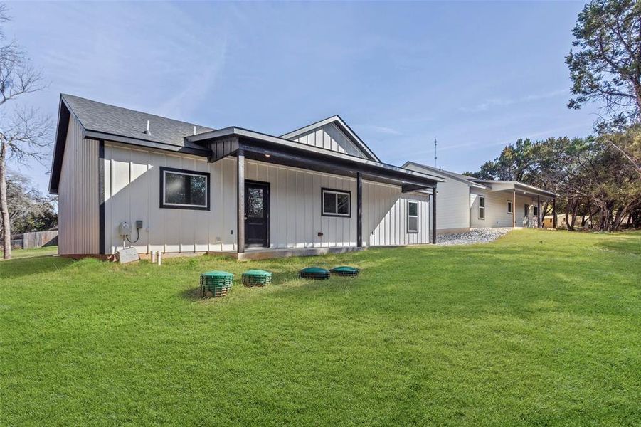 Exterior details and patio area of a home in , Rio Vista (Image 24).