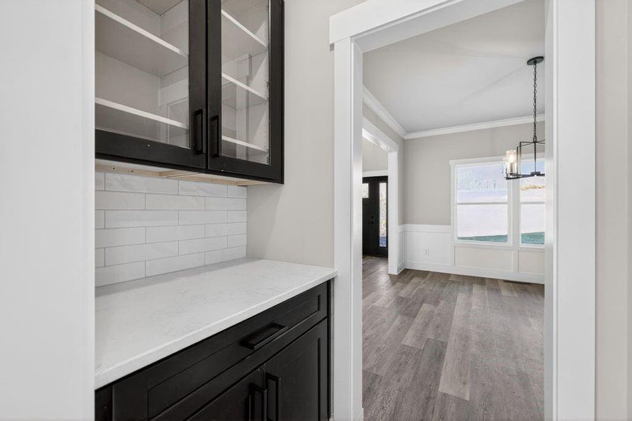 Furnished interior view inside a new home in , Flowery Branch (Image 32).
