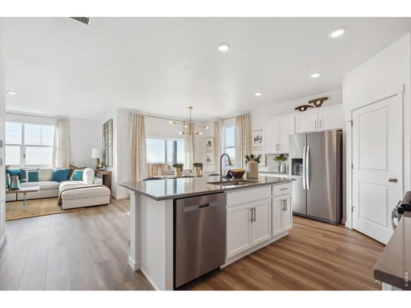 Furnished interior view inside a new home in , Mead (Image 13).