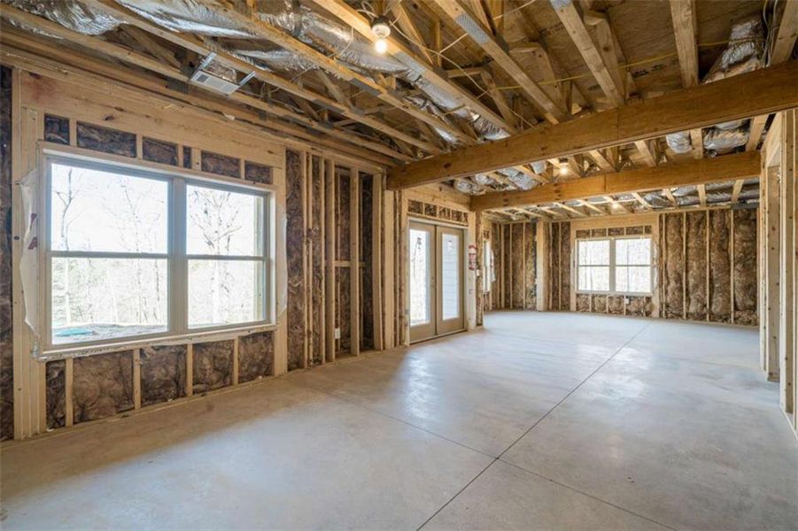 In-progress construction of a new home in , Talking Rock, GA (Image 34).